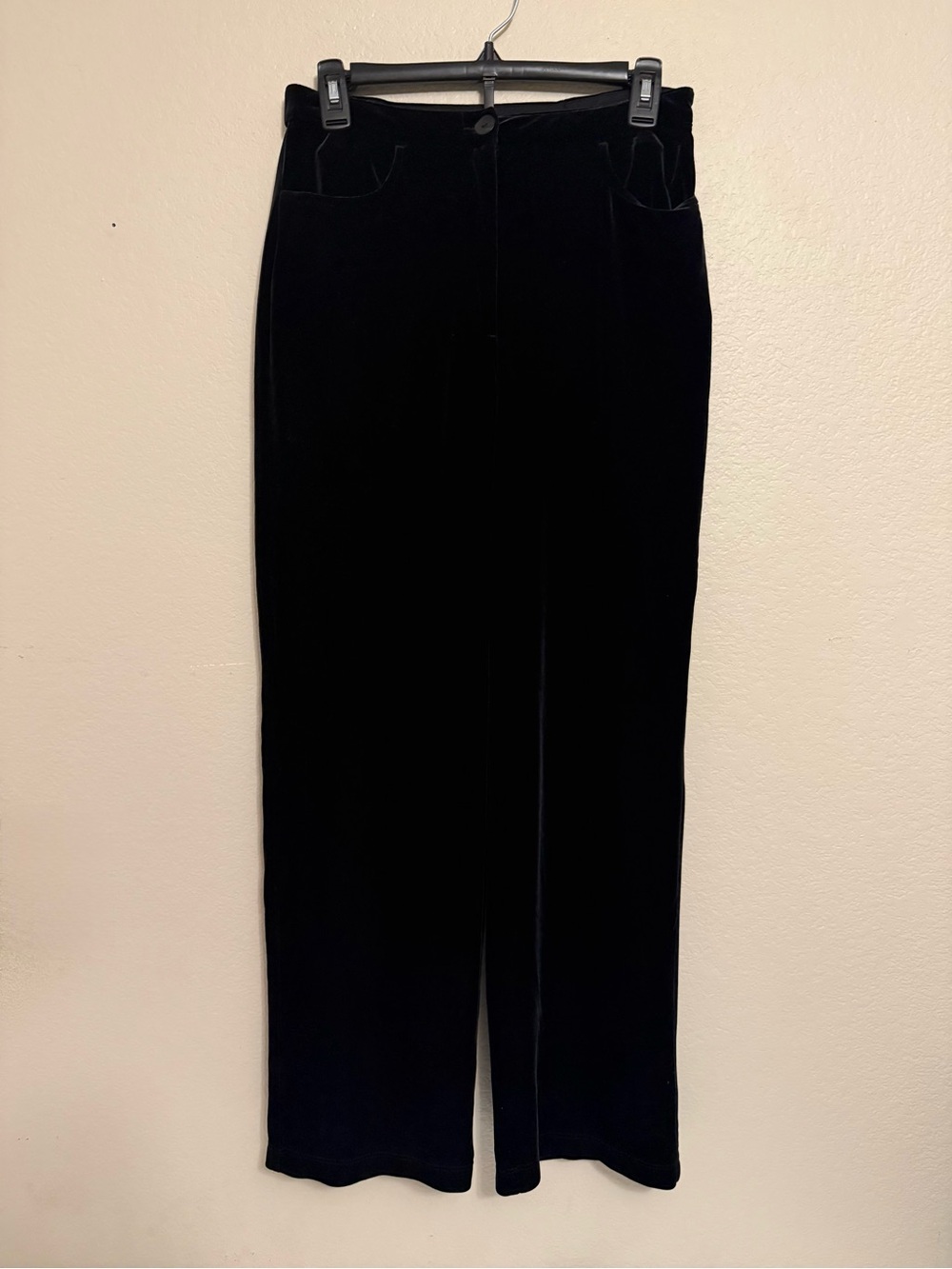 Chico's Black Stretch Polyester Pants - Size 0 Short